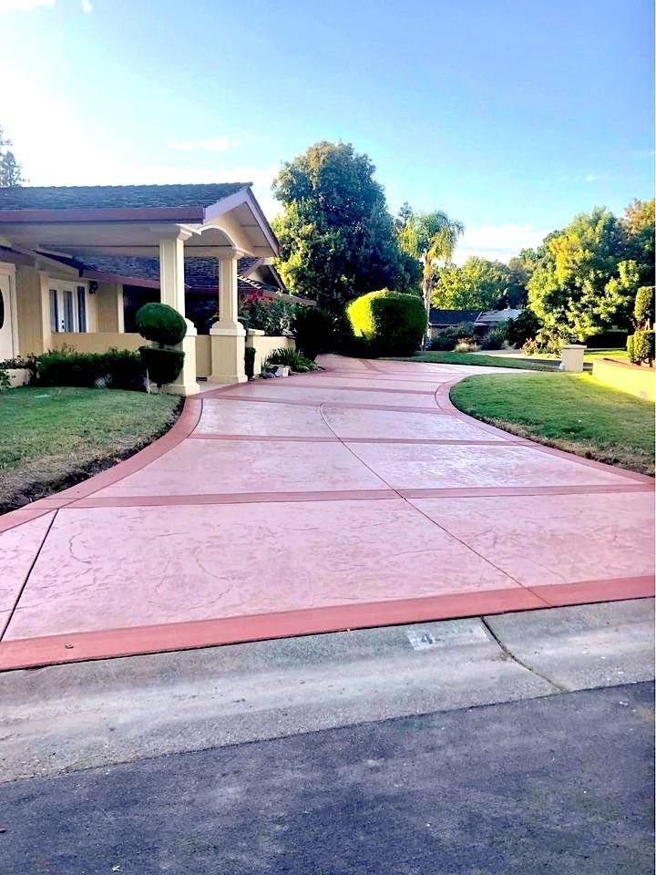 decorative concrete driveway installation Phoenix, AZ